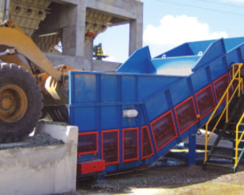 Mobil ytmatare för material