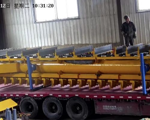 Lätt slitstark nedgrävd skraptransportör